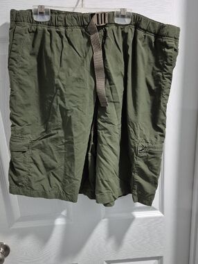Columbia Olive Green Packable Outdoor Shorts